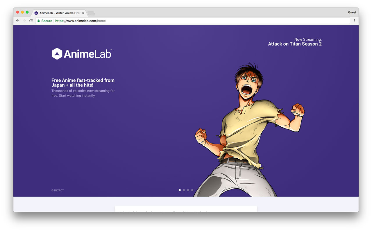 AnimeLab Site