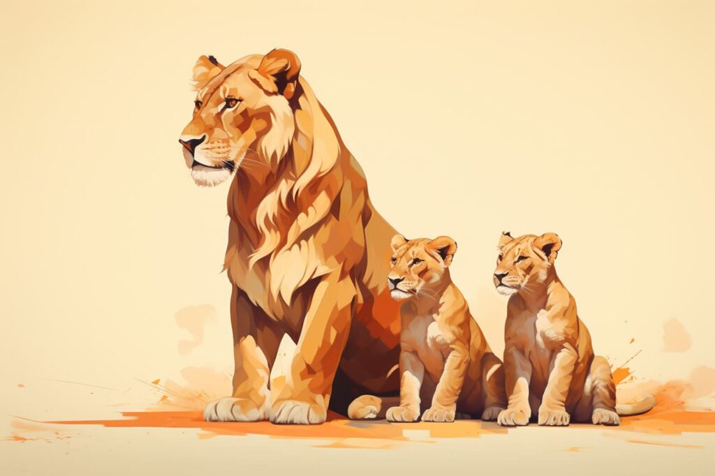 lioness with cubs 01 - Lioness Dream Meaning - Understanding Dreams About Lionesses