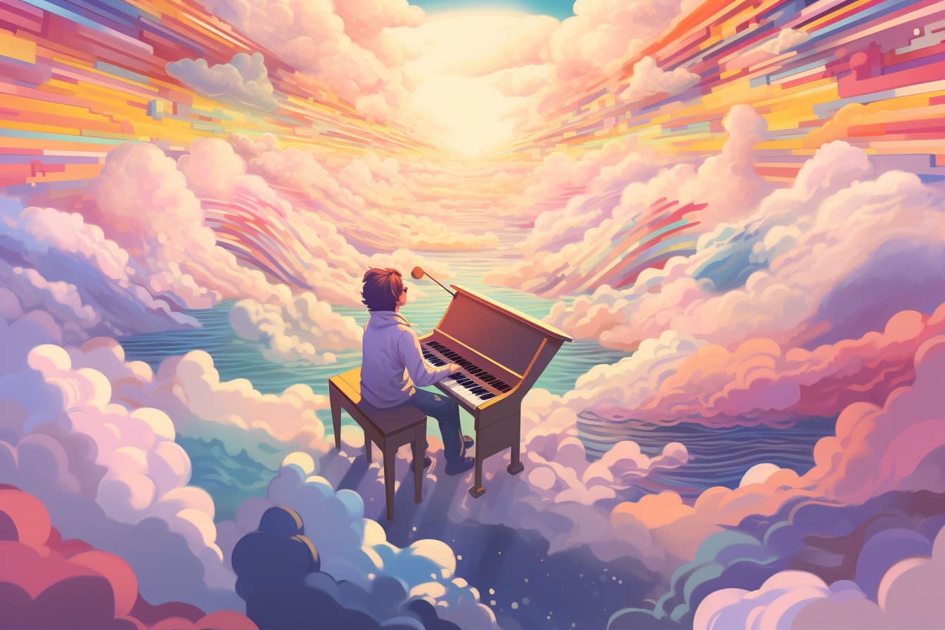 Flying Piano Dream