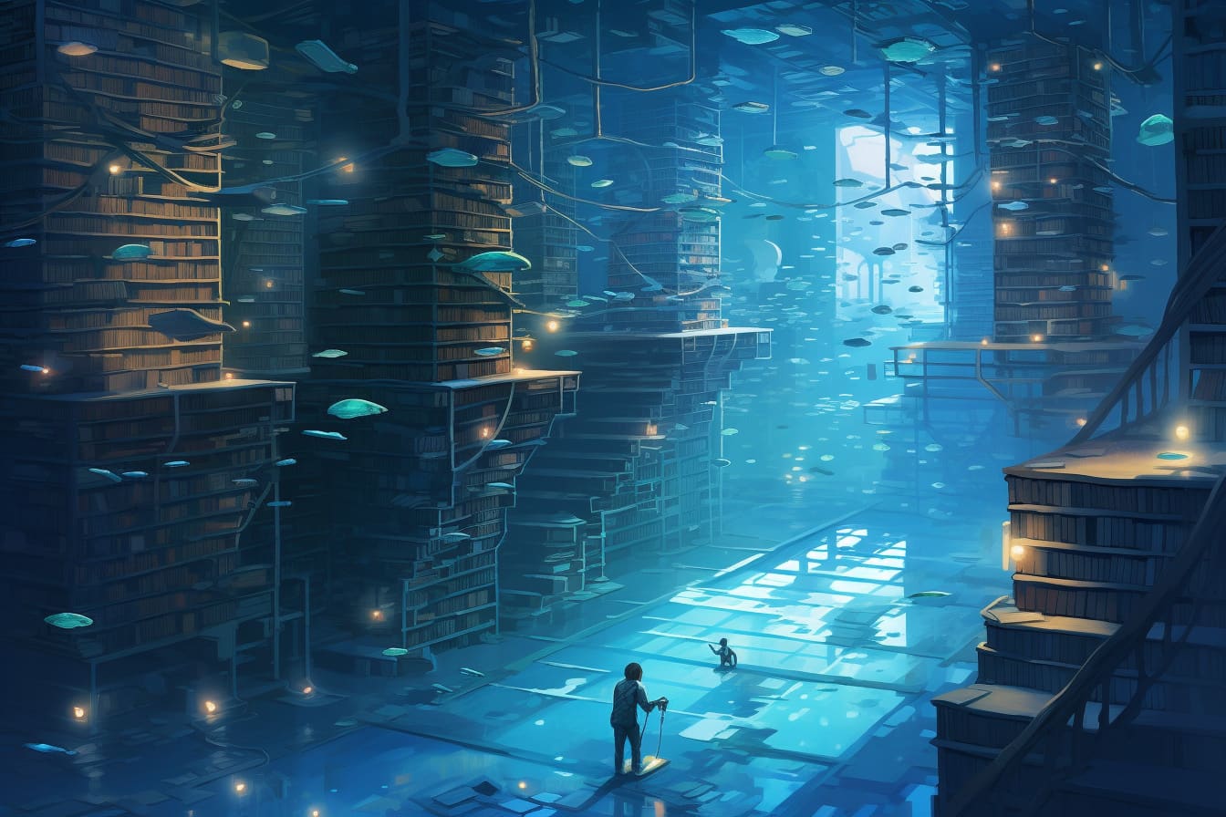 underwater library